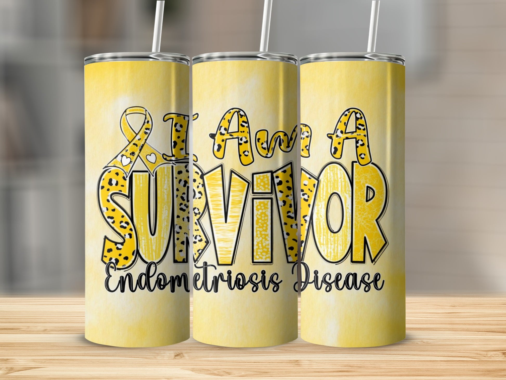 I Am A Survivor Endometriosis Disease Tumbler Cup