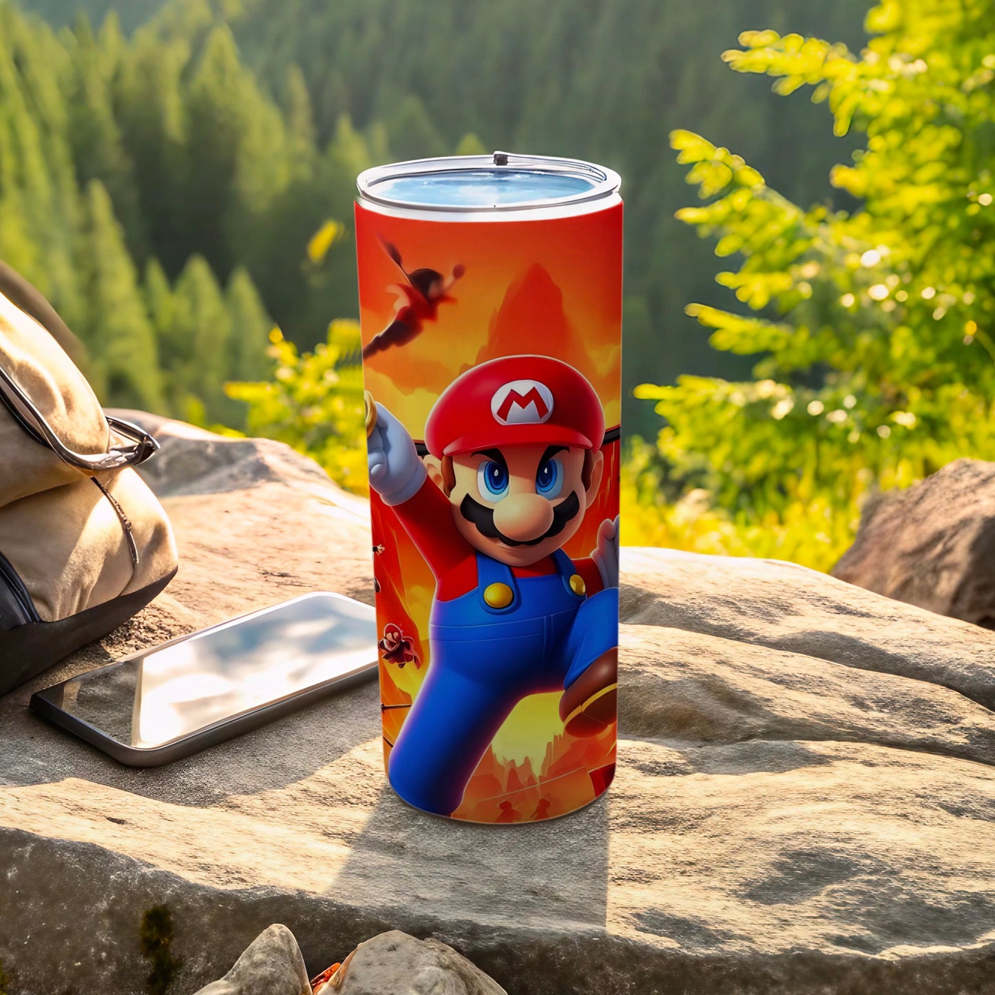 Mario Character Insulated Tumbler for Outdoor Adventures