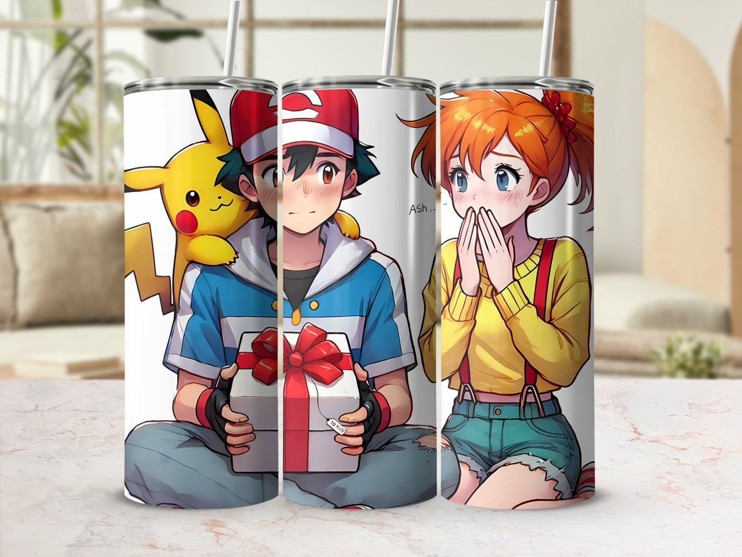 Cute Anime Characters Surprise Gift Tumbler