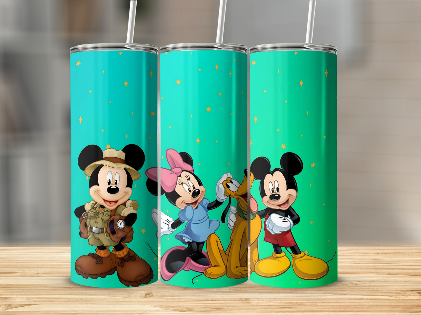 Cute Disney Characters Theme Tumbler