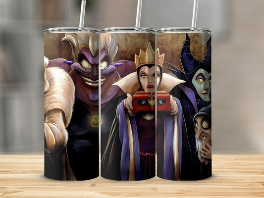 Villains Artwork Insulated Drinkware Tumblers Set