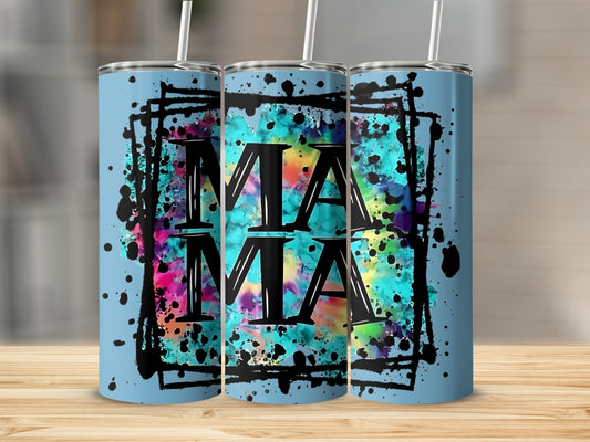 Colorful MAMA Design Insulated Tumbler Cup Product