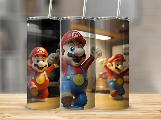 Vibrant Cartoon Character Design Tumbler Beverage Container