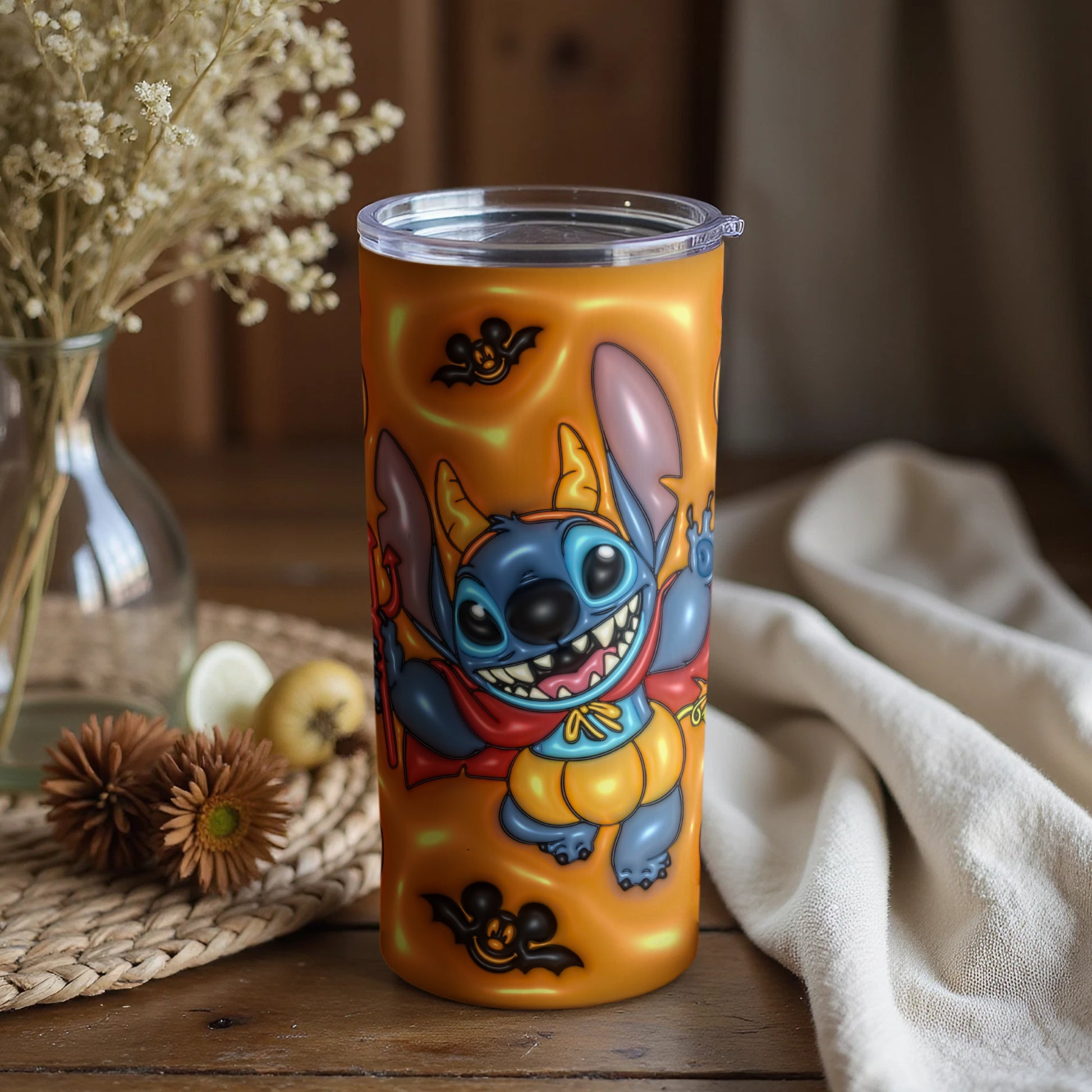 Stitch Halloween Stainless Steel Tumbler