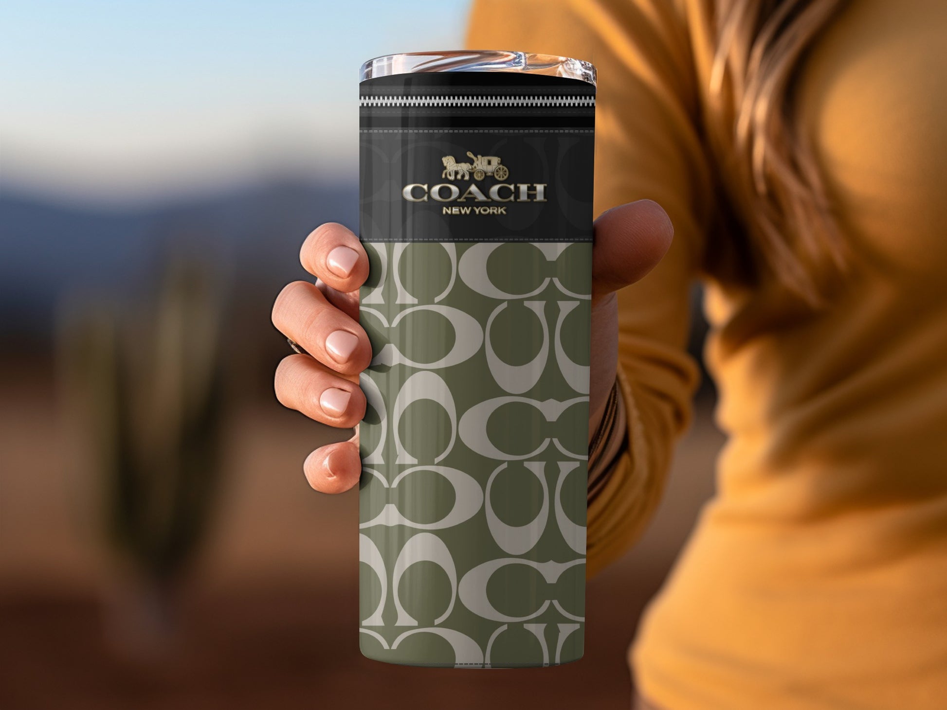 Stylish Coach New York Travel Tumbler Innovative Design