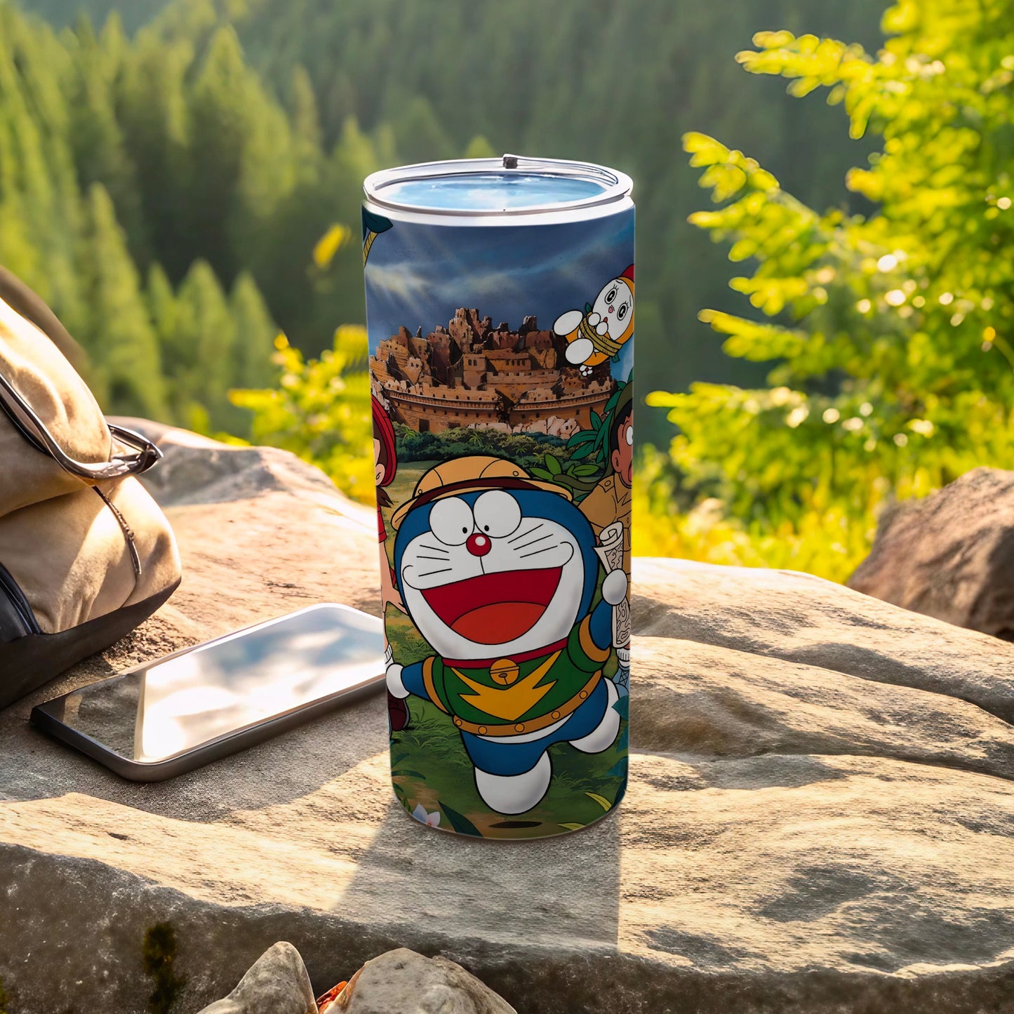 Adventure Theme Cartoon Character Tumbler Cup