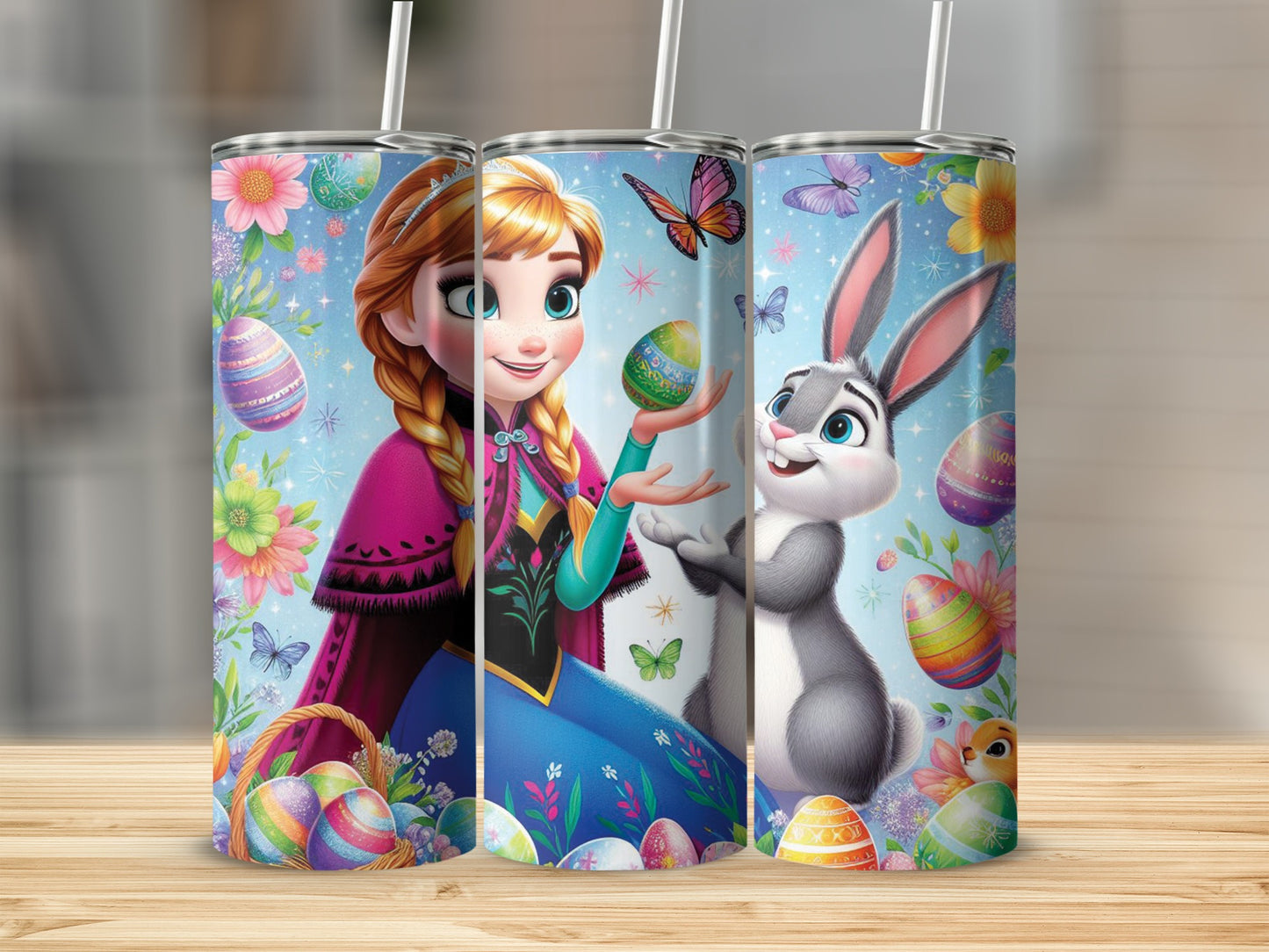Princess Easter Bunny Eggs Tumbler Cup product type