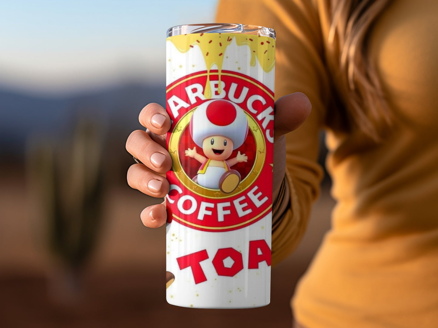 Starbucks Coffee Toad Custom Designed Insulated Cup