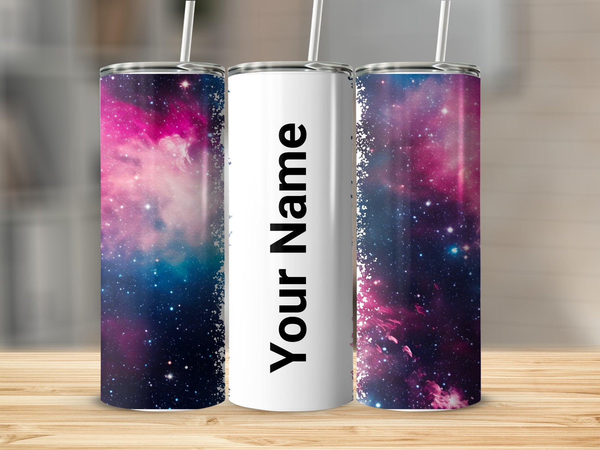 Customizable Galaxy Design Insulated Tumbler