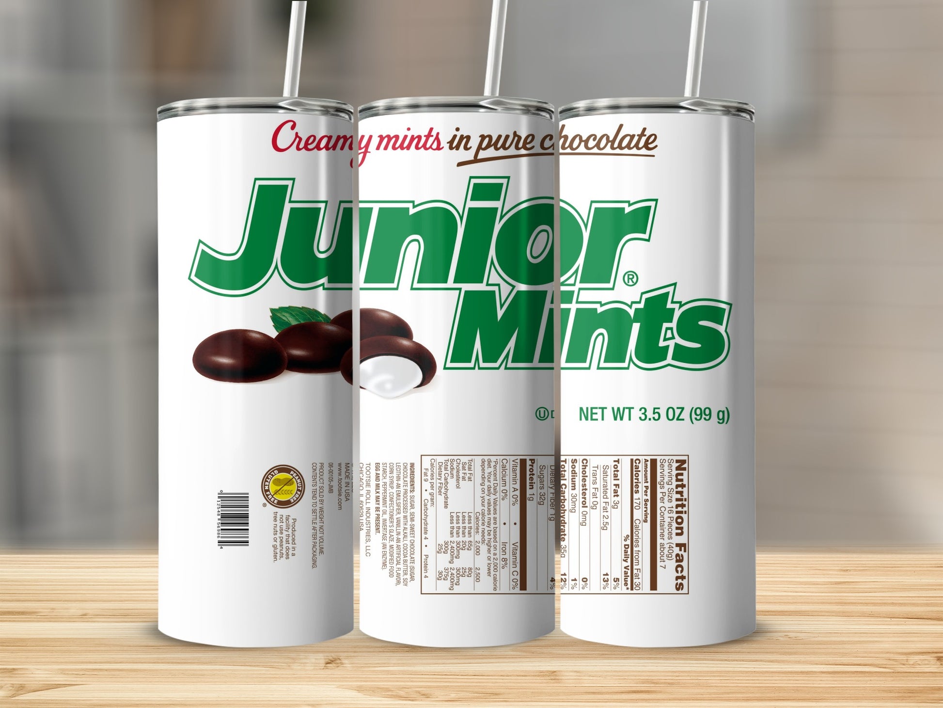 Junior Mints Creamy mints in pure chocolate product type