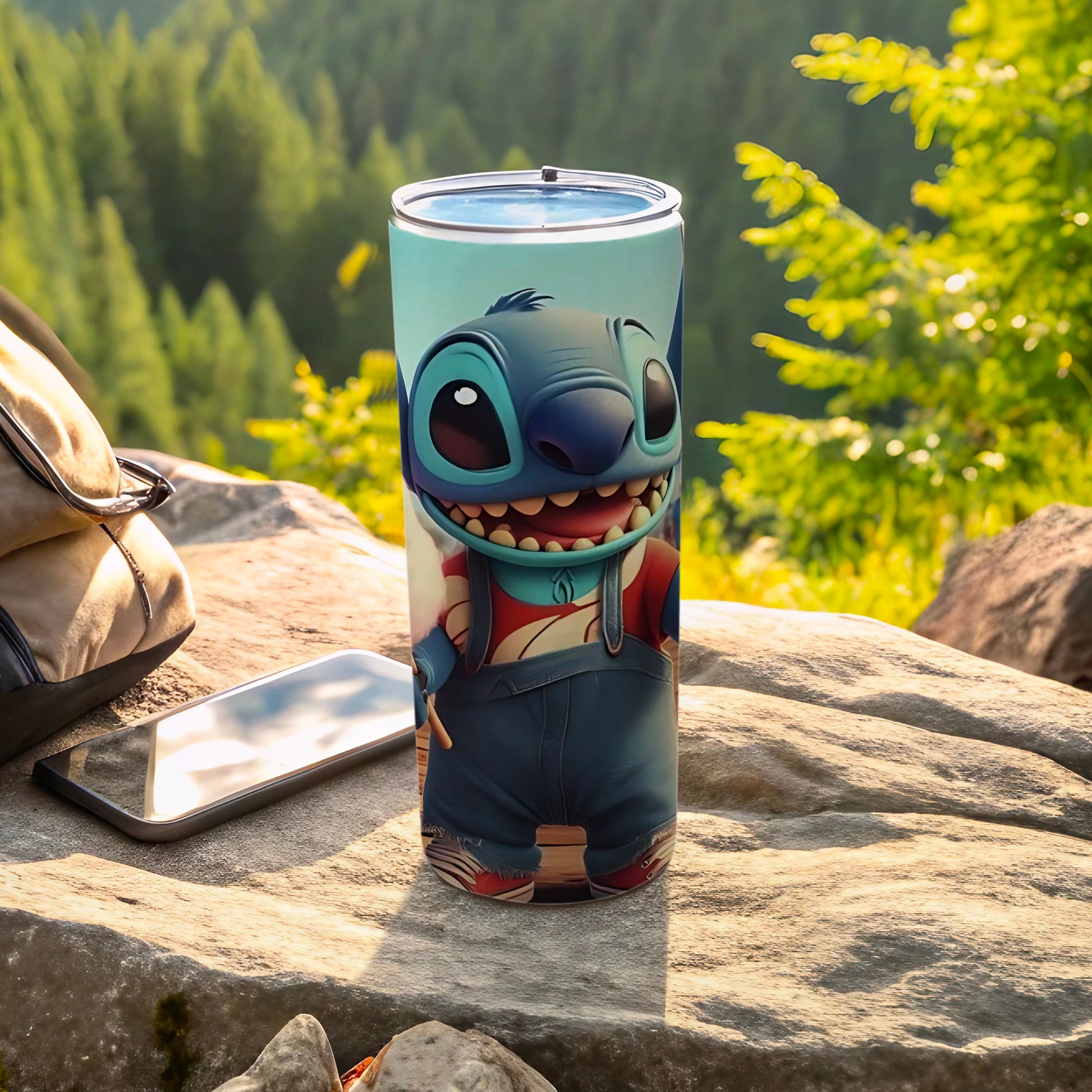 Adorable Fun Character Artwork Travel Mug Tumbler