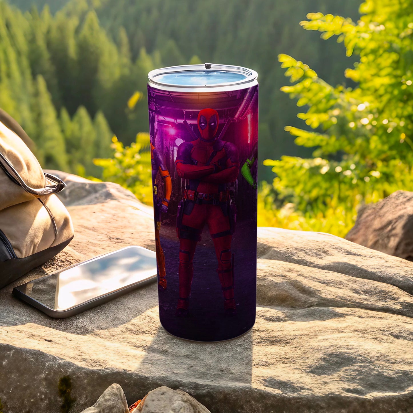 Deadpool Character Standing Cool Design Tumbler product type