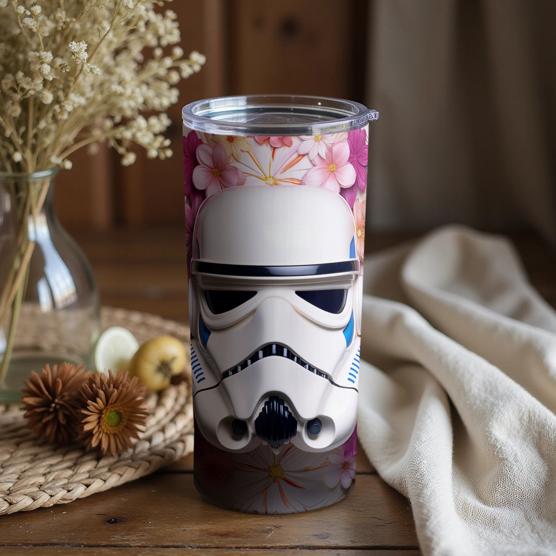 Stormtrooper Floral Design Insulated Tumbler Product
