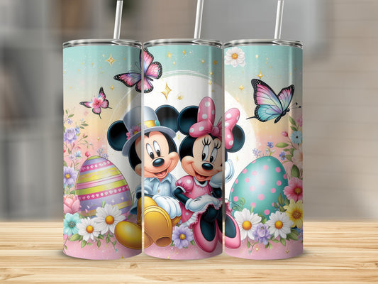 Mickey Minnie Pastel Butterflies Easter Eggs Tumbler product type