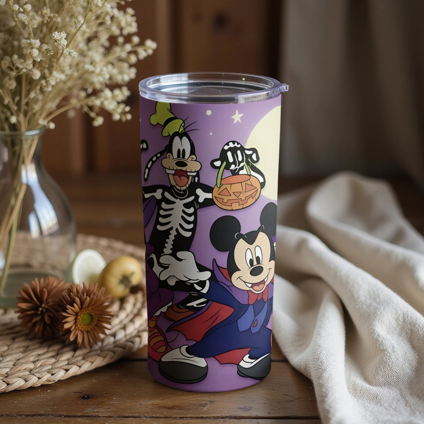 Halloween Mickey and Friends Tumbler for Festive Fun