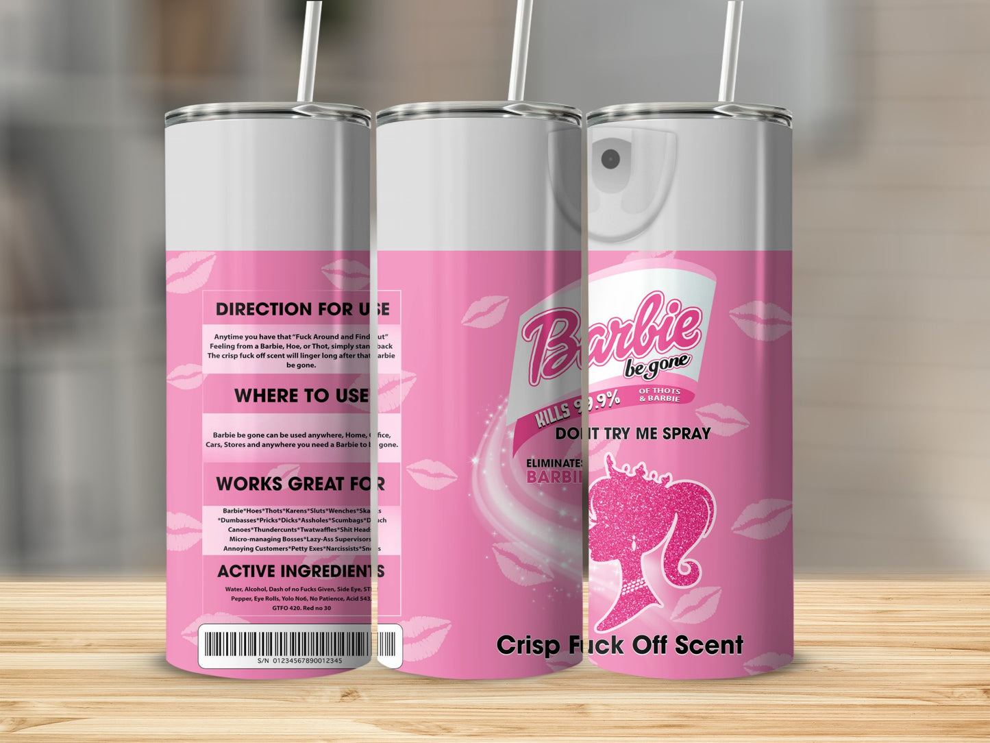 Barbie Be Gone Spray 99.9 Percent Effective for Use