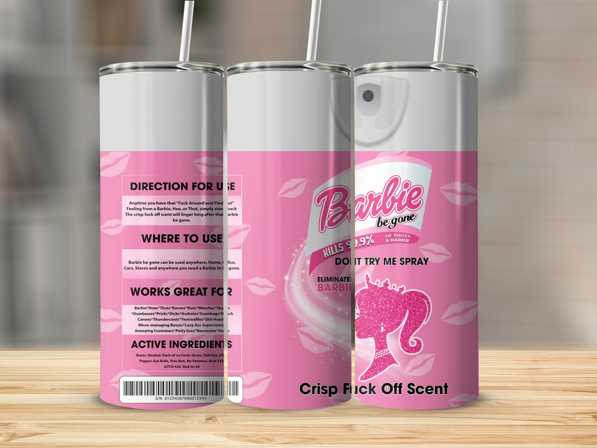 Barbie Be Gone Spray 99.9 Percent Effective for Use