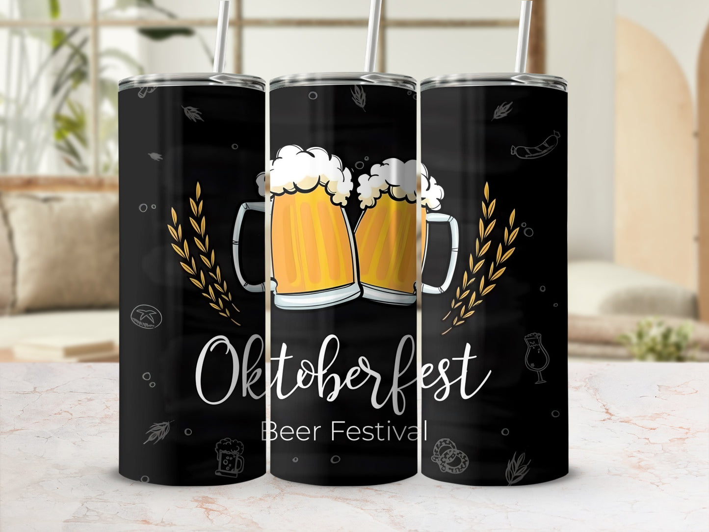 Oktoberfest Beer Festival Themed Drinkware Accessories