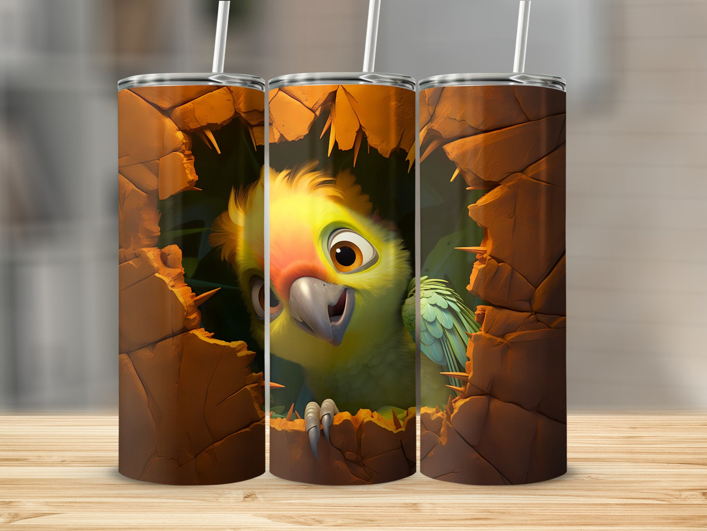 Adorable Animated Parrot Hatching Cracked Wall product type
Tumbler
Parrot
Bird
Cartoon
Animated
Cute
Cracked
Hatching
Emerging
Exotic
Tropical
Wildlife
Design
Drinkware
Beverage
Gift
Unique
Colorful
Adventure
Fun