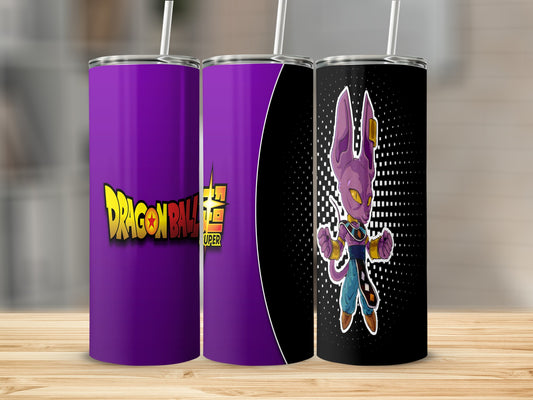 Dragon Ball Super Beerus Graphic Tumbler