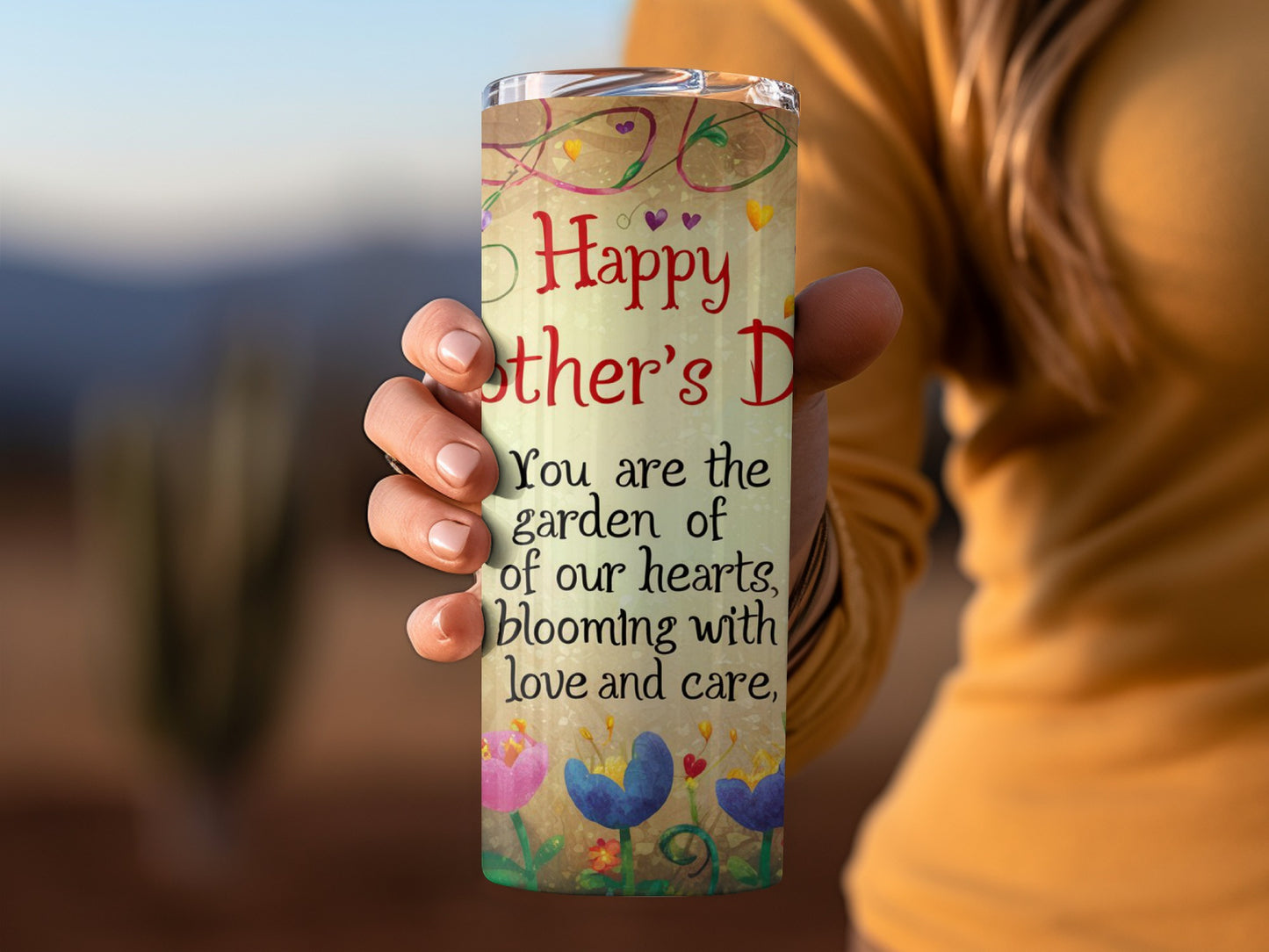 Happy Mother's Day Blooming With Love and Care Tumbler