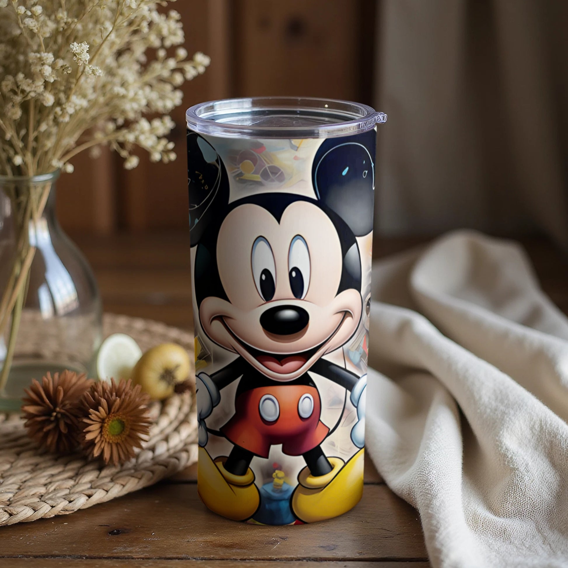 Mickey Mouse Tumbler with Cheerful Design