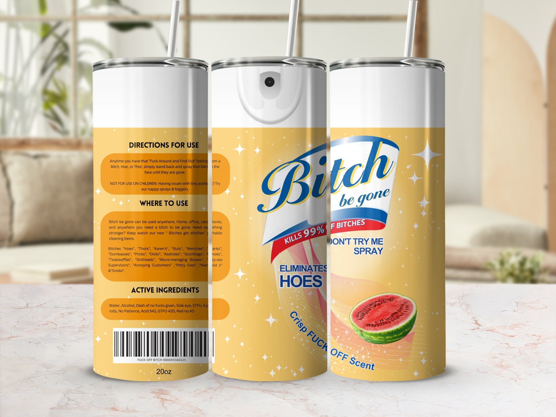Bitch Be Gone Crisp Fuck Off Scent 20oz Spray Product