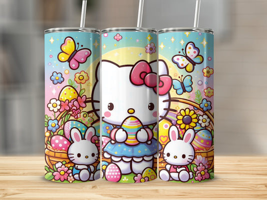 Hello Kitty Easter Bunny Eggs Butterflies Flowers Spring Celebration product type