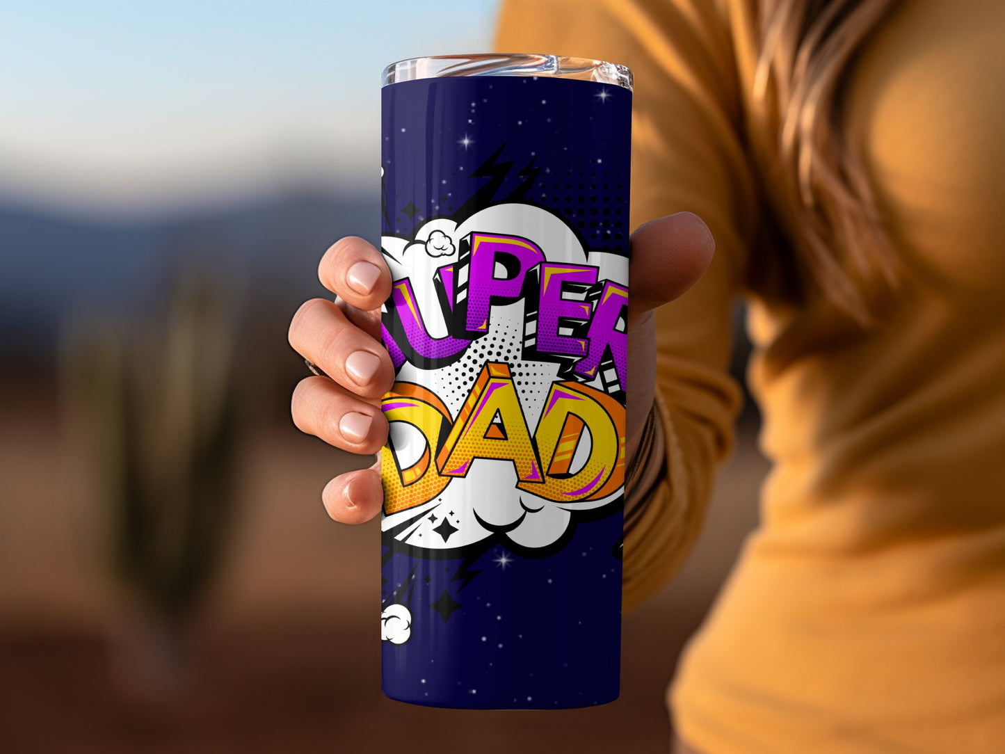 Heroic Super Dad Tumbler Insulated Drink Holder