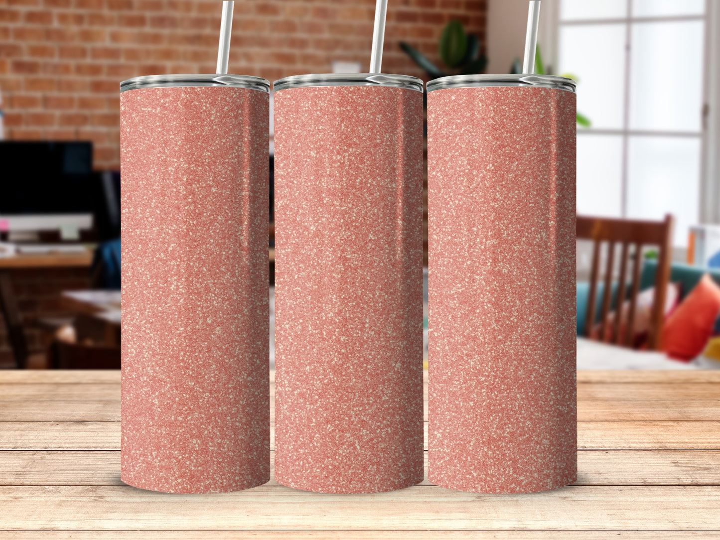 Sparkly Pink Glitter Tumbler for Stylish Hydration
