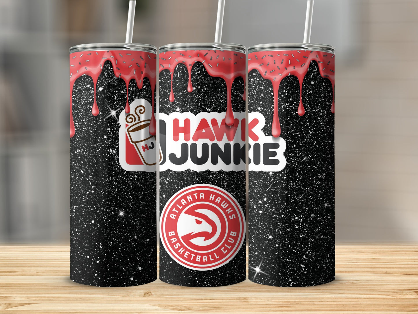 Hawk Junkie Atlanta Hawks Basketball Club tumbler