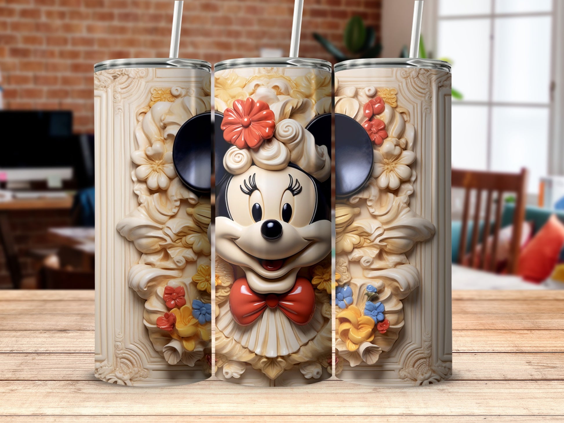 Cute 3D Character Design Insulated Tumbler Cup