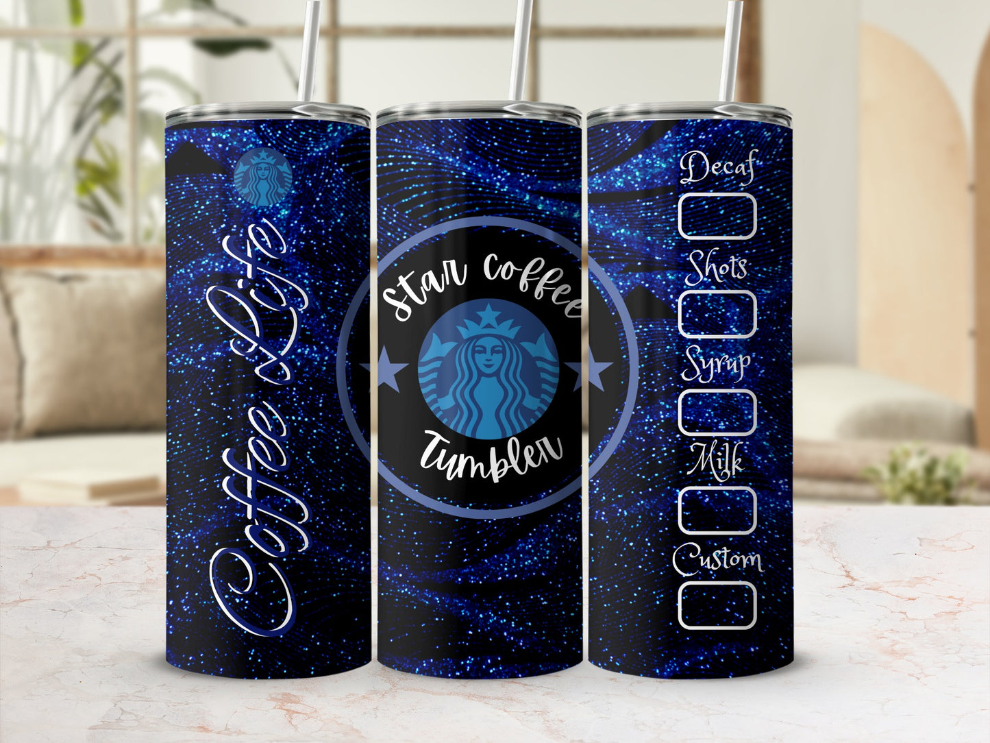 Coffee Life Star Coffee Customizable Tumbler