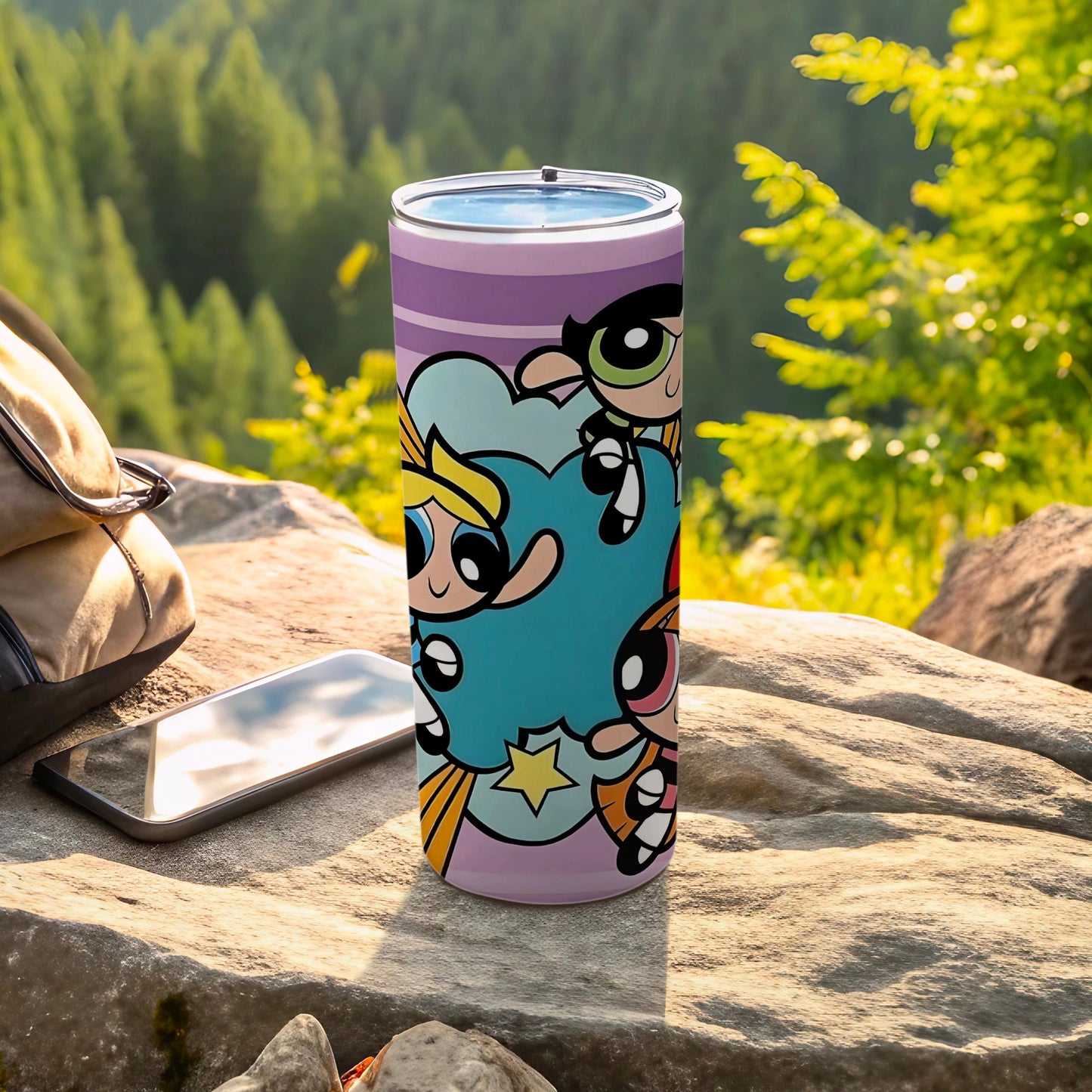 Cartoon Superhero Characters Tumbler with Lid Product