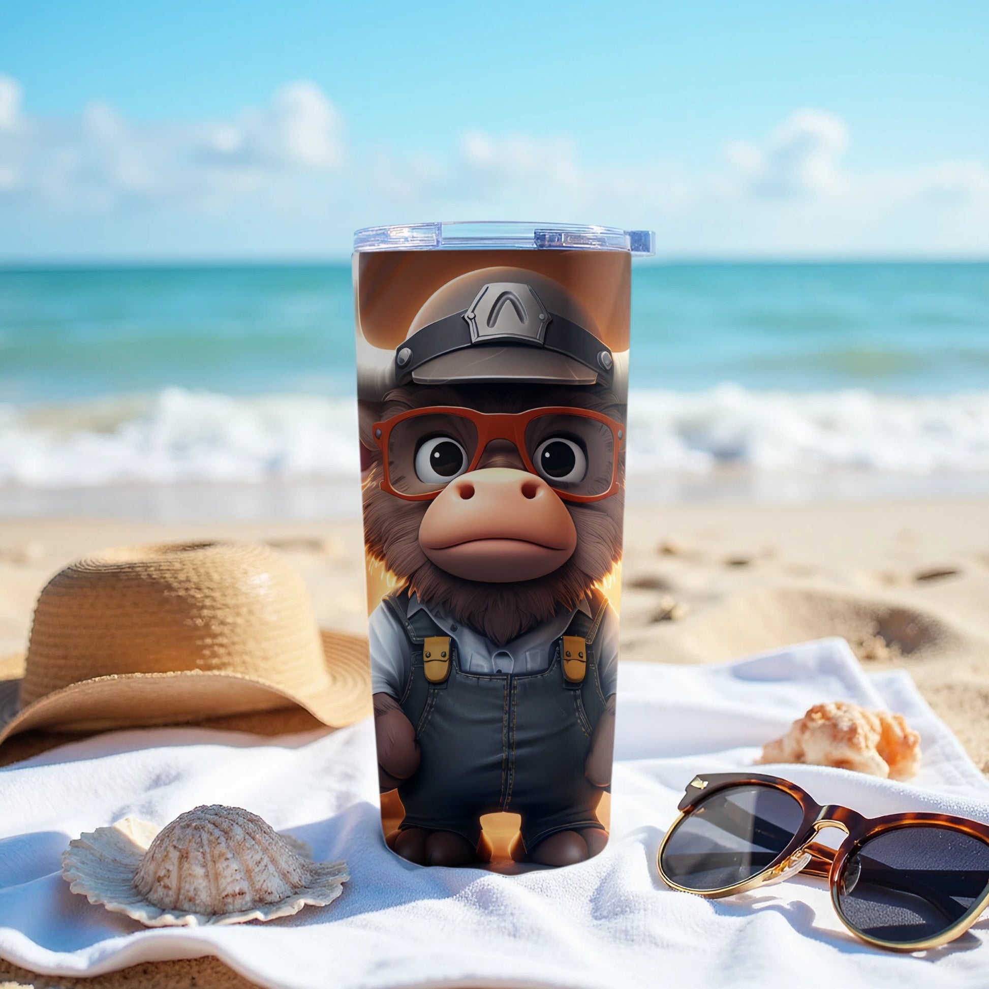 Cartoon Bull Hat Glasses Overalls Tumbler Beach product type
Tumbler, Cartoon, Bull, Cow, Calf, Hat, Glasses, Overalls, Beach, Ocean, Sand, Cute, Animal, Drinkware, Travel, Summer, Vacation, Gift, Funny, Character