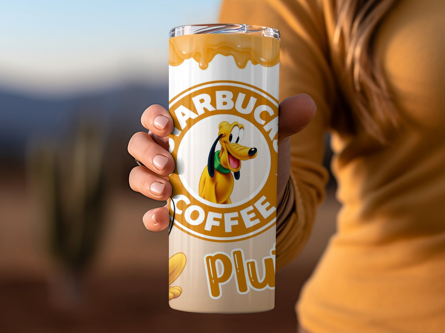Starbuck Coffee Pluto Character Insulated Tumbler Cup