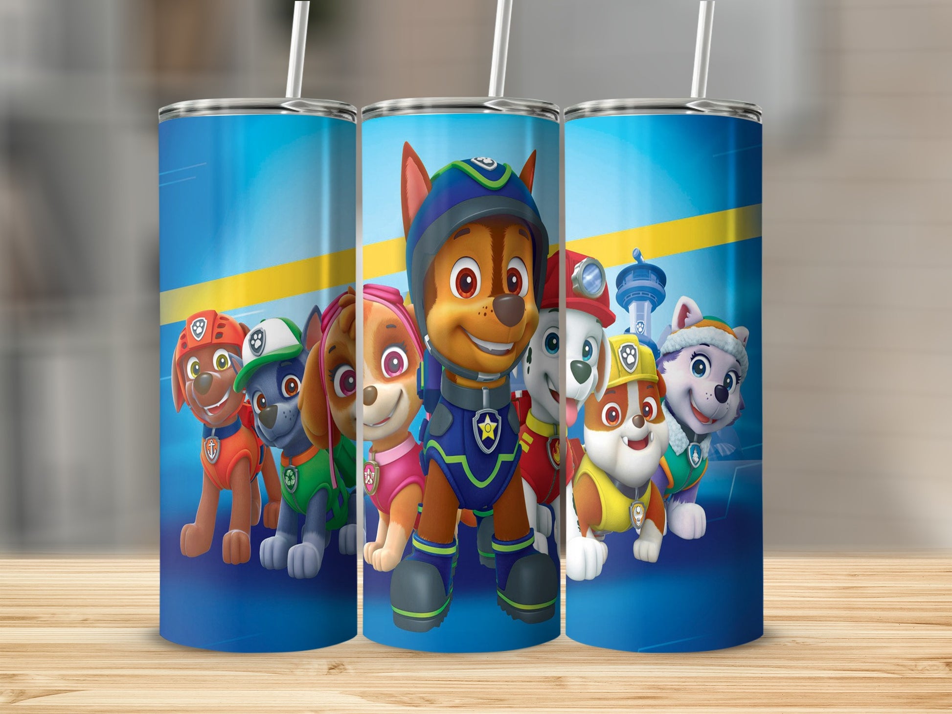 Colorful Paw Patrol Character Theme Drinkware Product