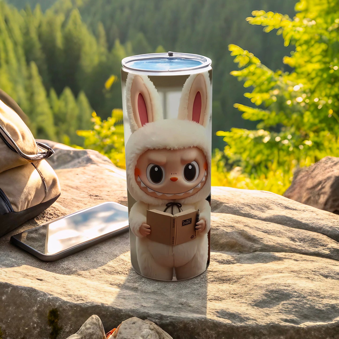 Adorable Bunny Character Drinking Tumbler Cup