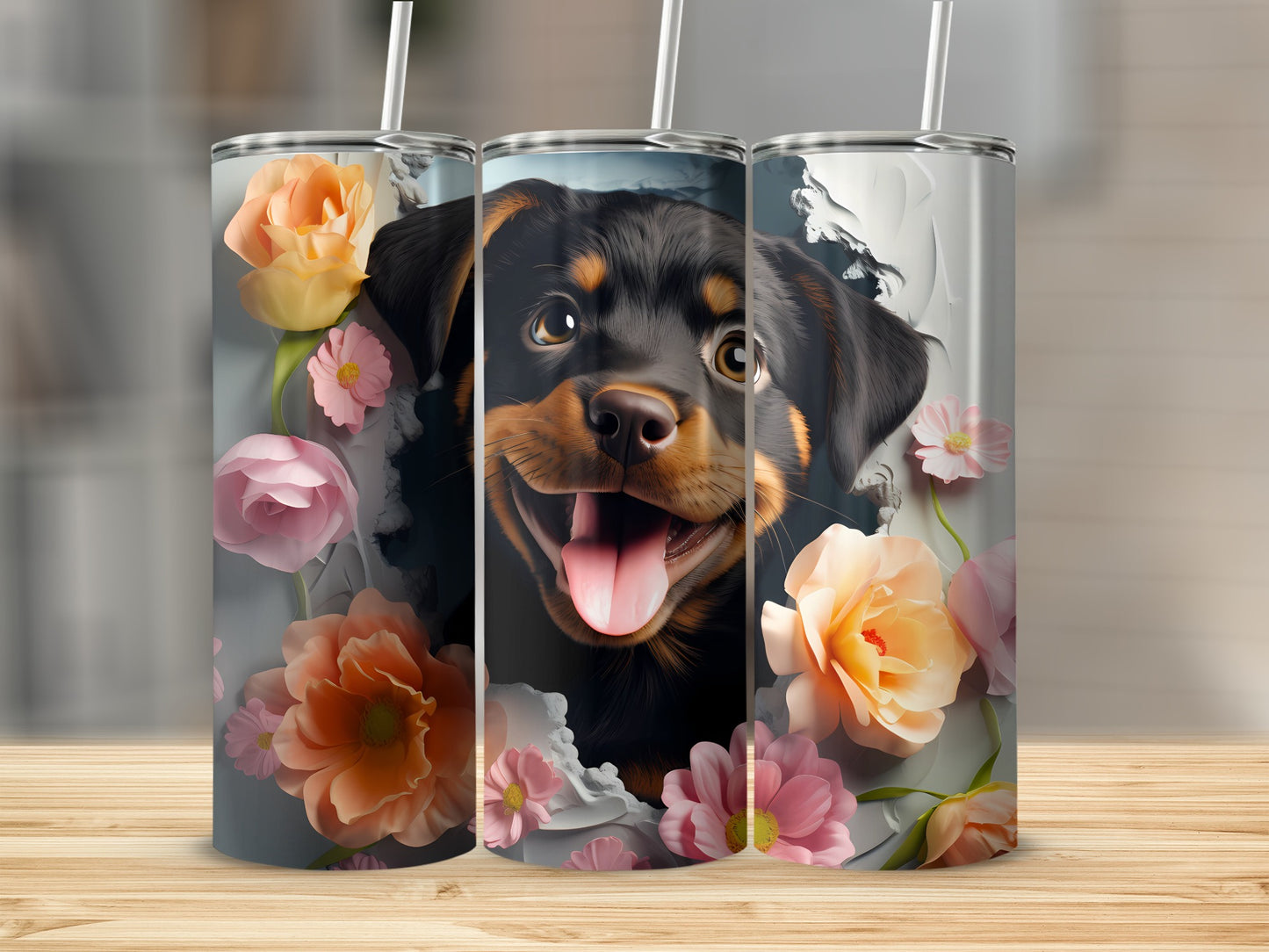 Happy Rottweiler Puppy Flowers Tumbler product type
Rottweiler
Puppy
Dog
Pet
Happy Dog
Cute Puppy
Floral
Flowers
Botanical
Pink Flowers
Orange Flowers
Tumbler
Skinny Tumbler
Drinkware
Beverage
Cup
Dog Lover Gift
Pet Owner
Animal Art
Aesthetic