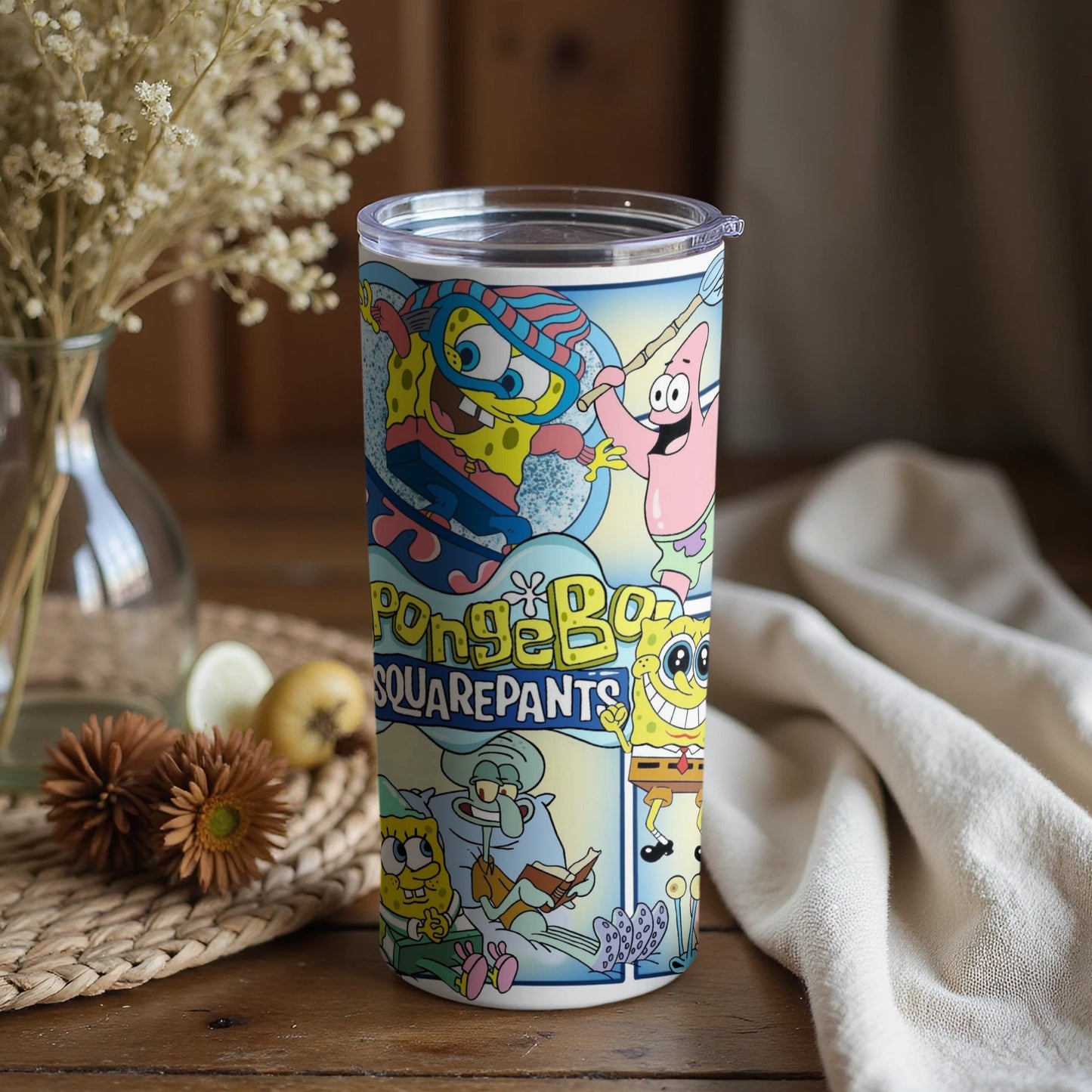 SpongeBob SquarePants Tumbler Fun Cartoon Characters Design