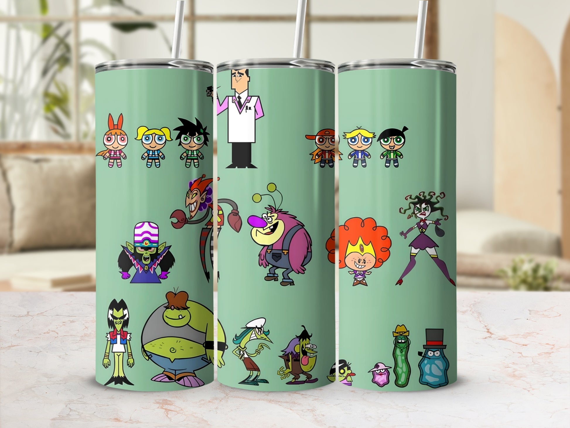 Cartoon Character Design Stainless Steel Tumbler Cup