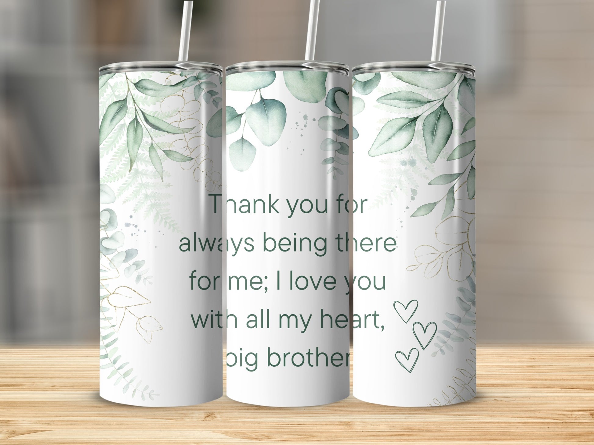 Personalized Thank You Big Brother Tumbler Gift