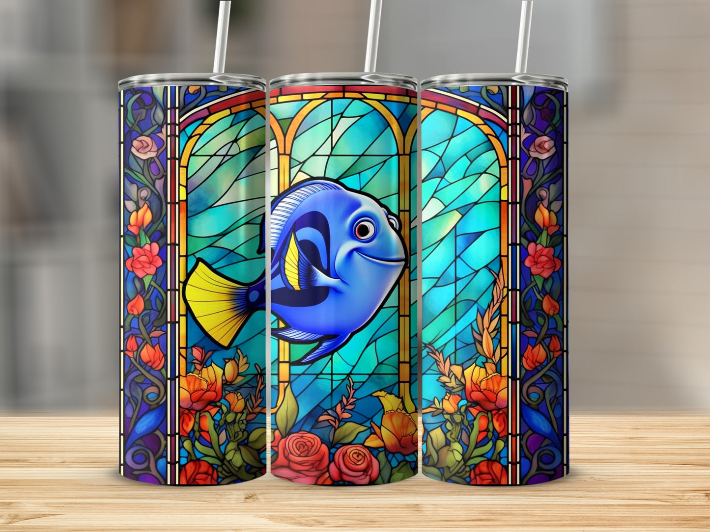 Marine Life Stained Glass Tumbler product