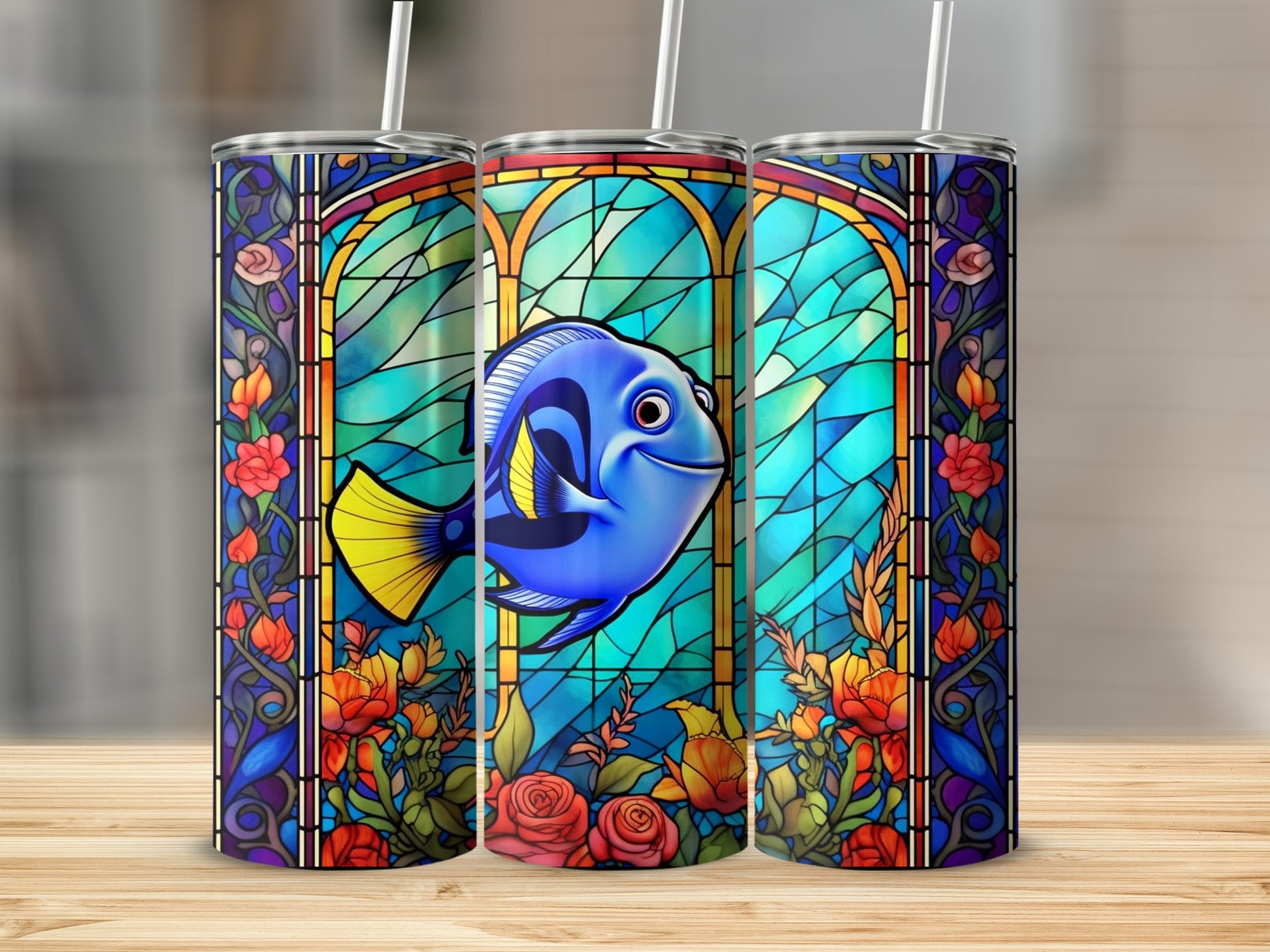Marine Life Stained Glass Tumbler product