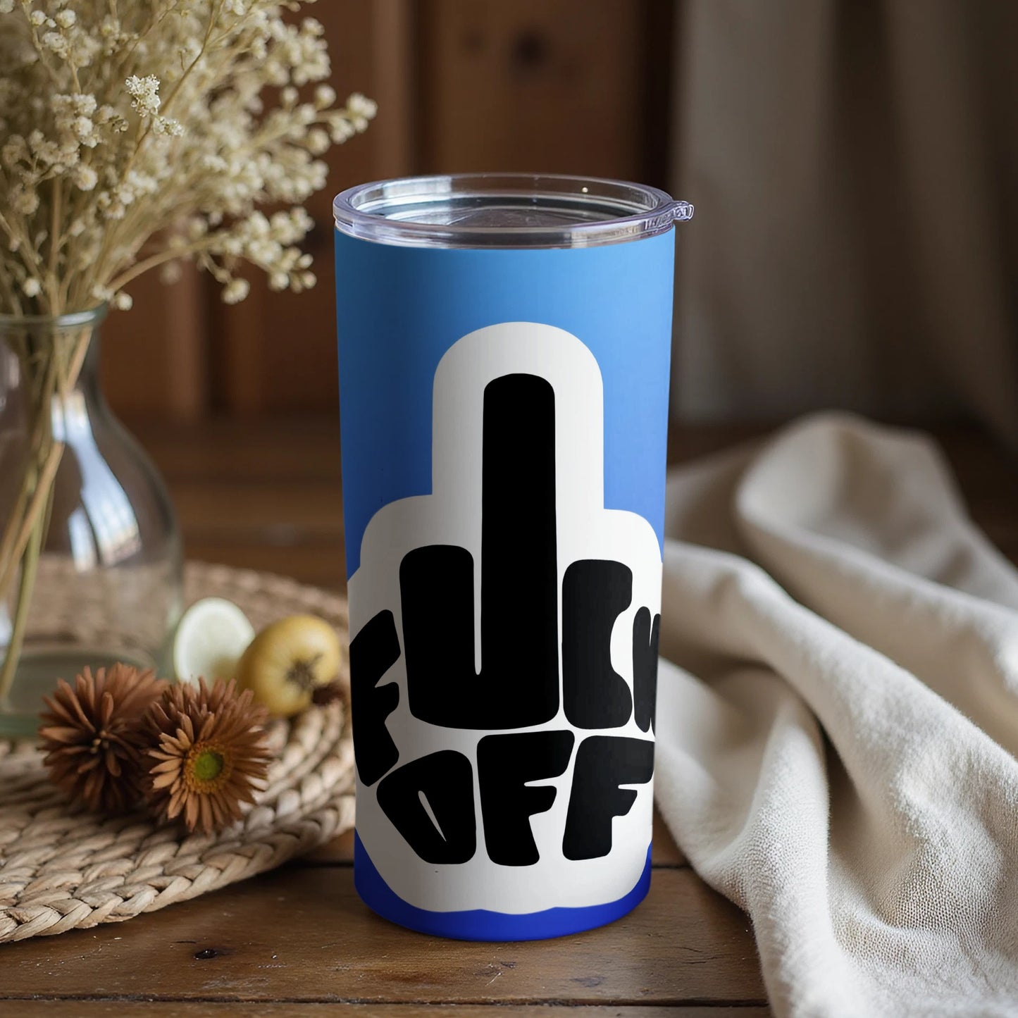Bold and Rude 'F*ck Off' Insulated Tumbler Cup