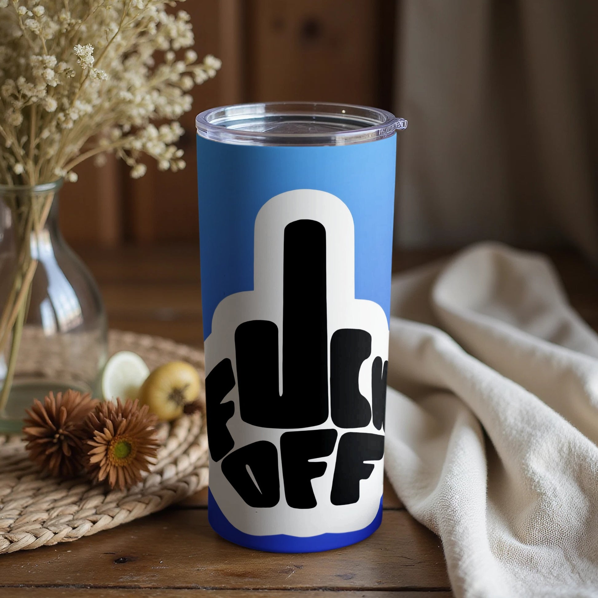 Bold and Rude 'F*ck Off' Insulated Tumbler Cup