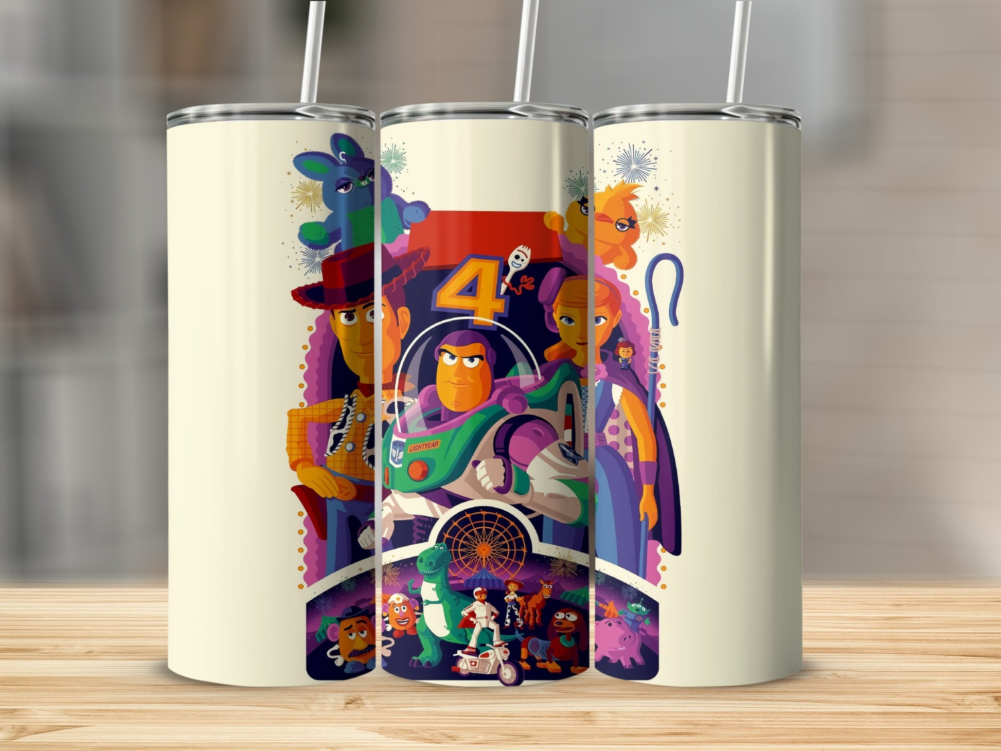 Toy Story 4 Themed Graphic Design Tumbler Product
