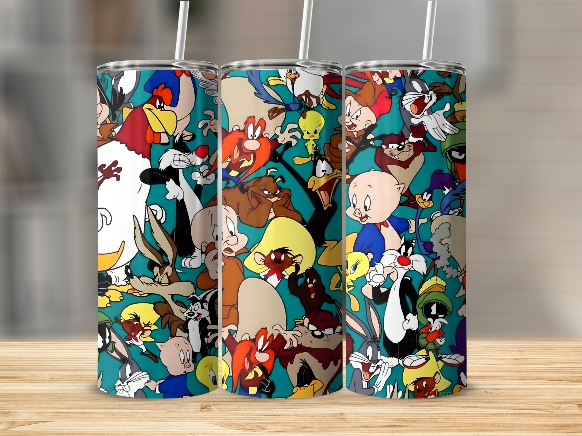 Looney Tunes Character Collage Insulated Tumbler