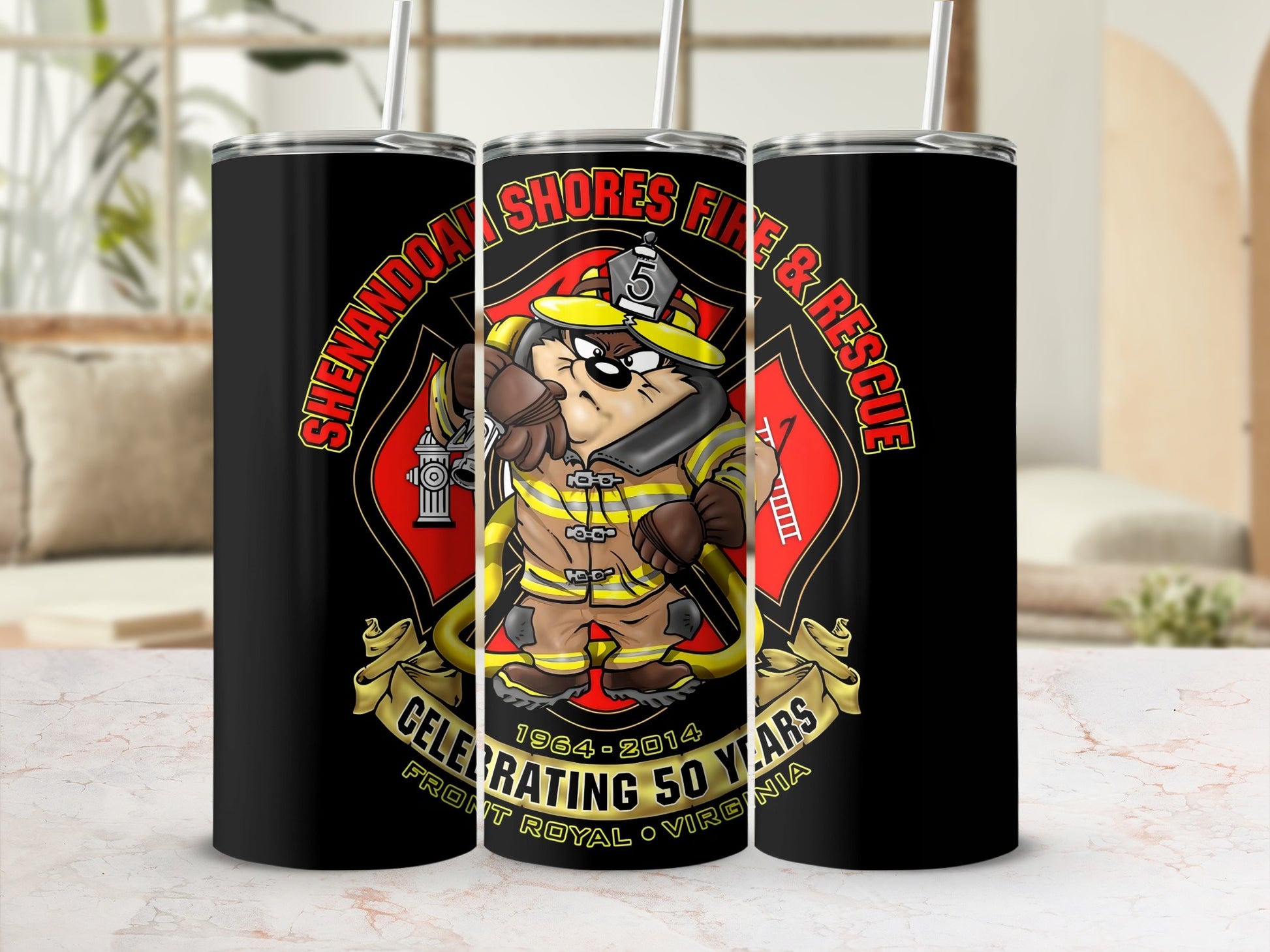 Shenandoah Shores Fire and Rescue Celebrating 50 Years tumbler