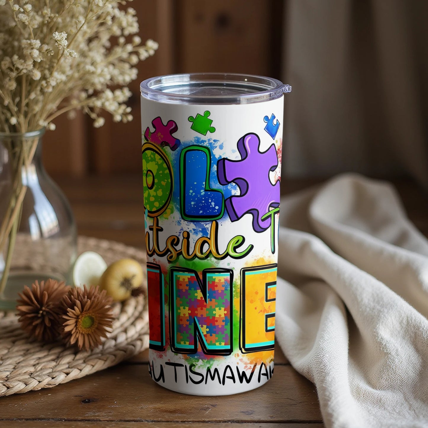 Cool Outside The Lines Creative Tumbler